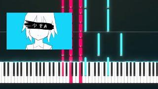 Girl A  | Kagamine Rin PIANO TUTORIAL (Sheet in the description)