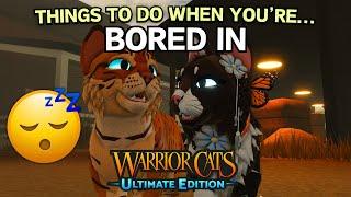 Unique Things To Do When BORED In Warrior Cats: Ultimate Edition