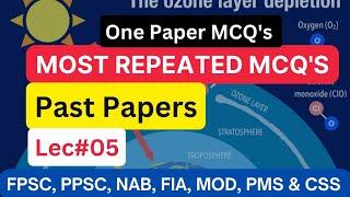 Most Repeated Questions-  Everyday Science Mcqs PPSC/FPSC