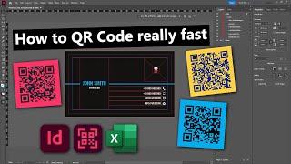 Serial Data QR Code with Generator, Excel and InDesign Data Merge