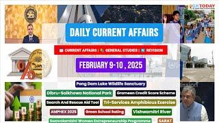 GKToday Current Affairs  9-10 February, 2025