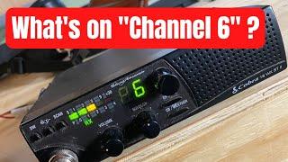 CB Radio "Super Bowl" Channel 6 on Attic Dipole Antenna (Cobra 18 WX ST II)