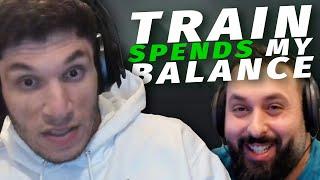 I LET TRAINWRECKSTV SPEND MY BALANCE?!?