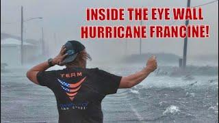 INTENSE HURRICANE FRANCINE from ground zero in Cocodrie, Louisiana