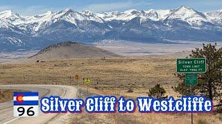 Scenic Drive from Silver Cliff to Westcliffe, Colorado  Custer County - April 2023