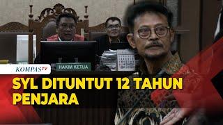 SYL Dituntut 12 Tahun Penjara di Kasus Pemerasan dan Gratifikasi