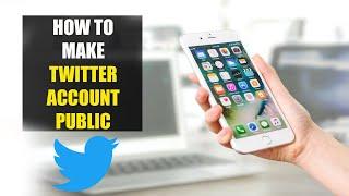 How To Make Your Twitter Account Public