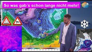 So was gab es schon lange nicht mehr: Kurs Sturm, Regen & Schnee! Wettervorhersage 13.-20.11.2024.