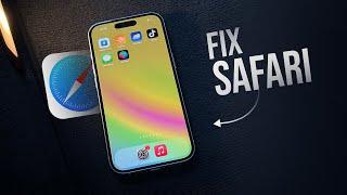 How to Fix Your Safari on iPhone (tutorial)