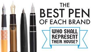 Choosing the Best Pens to Represent These 10 Brands