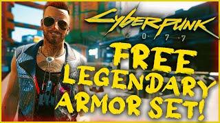 Cyberpunk 2077 - FREE LEGENDARY ROCKER ARMOR SET! Cyberpunk Armor Guide