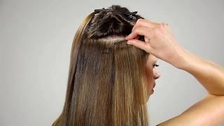How to attach Clip-on hair extensions