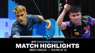 Zhou Qihao vs Anton Kallberg | MS R16 | WTT Contender Tunis 2023