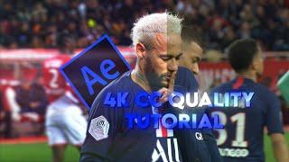 4k Quality CC After Effects [ TUTORIAL ] | Football Cc Tutorial | After Effects Tutorial