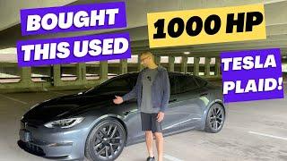 I Bought a Used 1000 Horsepower Tesla Model S Plaid!