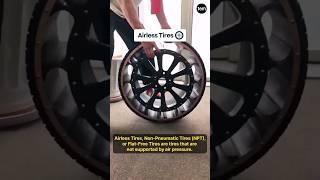 Puncture Proof Airless Tires  #tires #tyre #wheel #vehicles #automobile #engineering #shorts