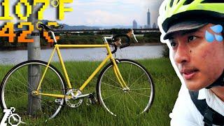 How to bike in extreme heat | Fixed Gear Vlog