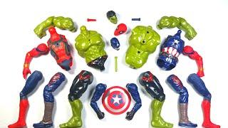 AVENGERS SUPERHERO TOYS ~ SPIDER-MAN, HULK SMASH, CAPTAIN AMERICA ~ MARVEL TOYS