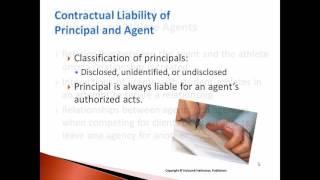 Ch. 10 The Law of Agency and Athlete Agents