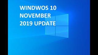 Windows 10 November 2019 Update | Windows 10 1909  | 2020