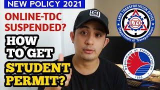 STUDENT PERMIT 2021 - Online TDC Suspended ng LTO