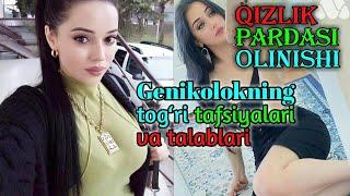 qizlik pardasini olish // qizlikni olish // selka olish // qizlikni tekshirish // qizlarga yoqish