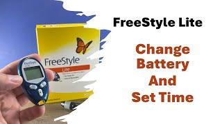 FreeStyle Lite Battery Change and Time Set