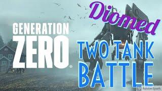 Generation Zero - I solo two military class tanks