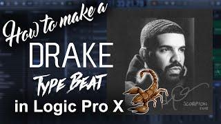  How to make a Drake type beat in Logic Pro X | 8 out of 10 Remake | Real Sample Hip Hop