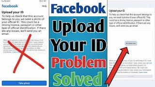 Facebook Upload Your ID || To help us check that this account belongs to you