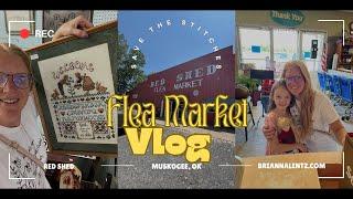 Oklahoma Flea Market Shopping Vlog | Looking for Quilts, Crochet, Cross Stitch, Embroidery