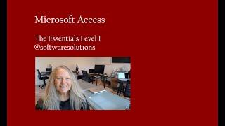 Microsoft Access Video 6 Design View