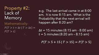 Properties of the Exponential Distribution