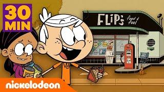 Loud House | Momen-Momen Flip's Food And Gas Selama 30 Menit! | Nickelodeon Bahasa