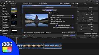 Quickstart Final Cut Pro X 3/3 - Projekt exportieren