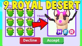 I traded 9 ROYAL DESERT EGGS in Adopt Me!