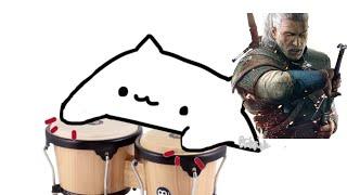 Bongo Cat plays Witcher 3 soundtrack