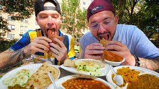 Indian STREET FOOD Tour in the EAST VILLAGE - Samosa, Dosas & Butter Chicken in NYC!!