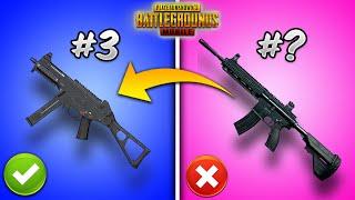Top 10 Best Guns/Weapons in PUBG Mobile & BGMI (2022) New Tips and Tricks Guide/Tutorial