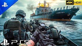 ATTACK ON RUSSIAN OIL RIG | Immersive Realistic Ultra Graphics Gameplay COD MW2 4K60FPS