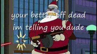 futurama santa song with lyrics