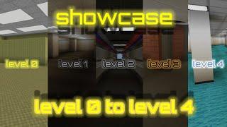 backroom levels 0 to 4 in Minecraft (showcase)