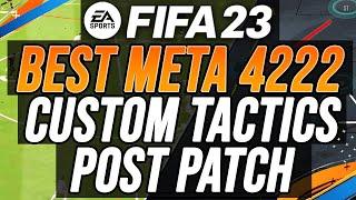 BEST META 4222 CUSTOM TACTICS POST PATCH FOR RANK 1 & ELITE - FIFA 23