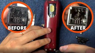 HOW TO - Take apart/Reassemble cordless WAHL MAGIC CLIPS || Barber ASMR Clipper Cleaning