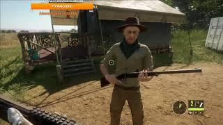 Кадры с охоты в игре theHunter: Call of the Wild. Охота онлайн. Охота в Африке.