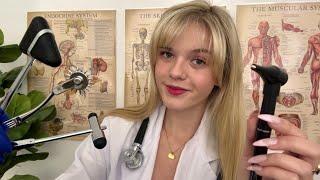 ASMR 1h Annual Doctor Check-Up ️‍🩹🩺 (ear cleaning, eye exam, sensory test, scalp check, etc)
