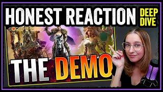 Godforge DEMO Reaction DEEP DIVE  SUZI REACTS  Godforge ~ Fateless Games