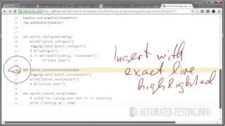 How to format code on automated-testing.info