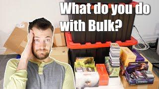 What should you do with all of your Bulk Magic The Gathering Cards?