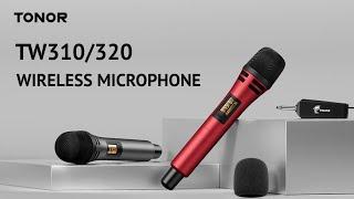 TONOR TW310/20 Wireless Dynamic Microphone for Karaoke, Singing, Interview,  Adults